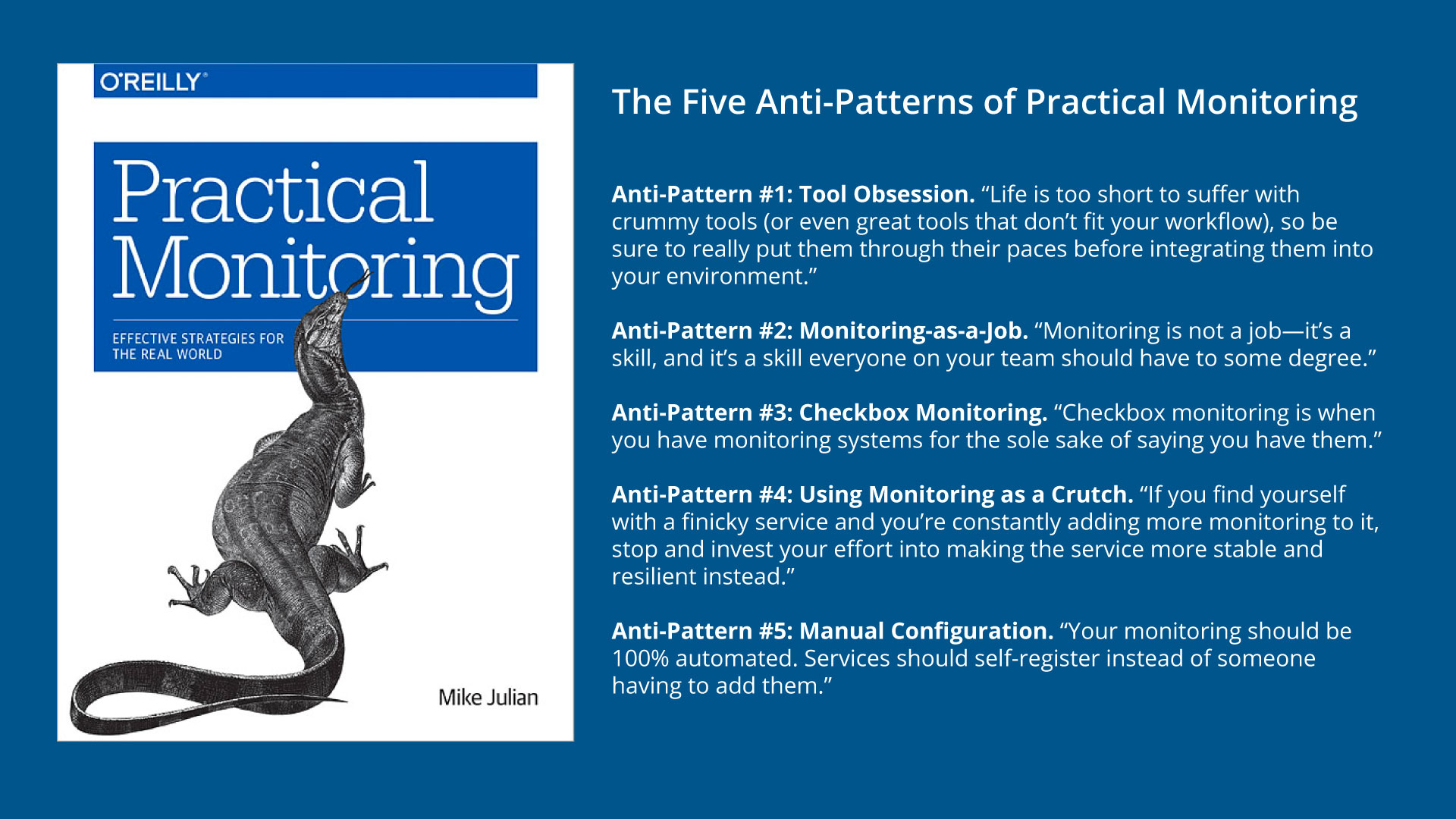 The Five Anti-Patterns of Practical Monitoring