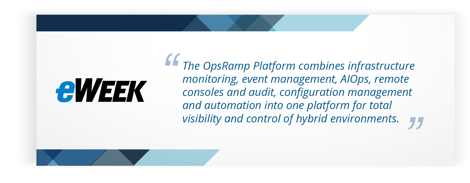 eWeek Review On OpsRamp