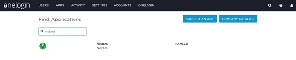 OneLogin App Catalog