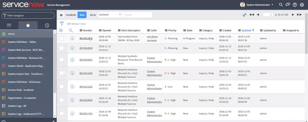 OpsRamp-ServiceNow-Integration