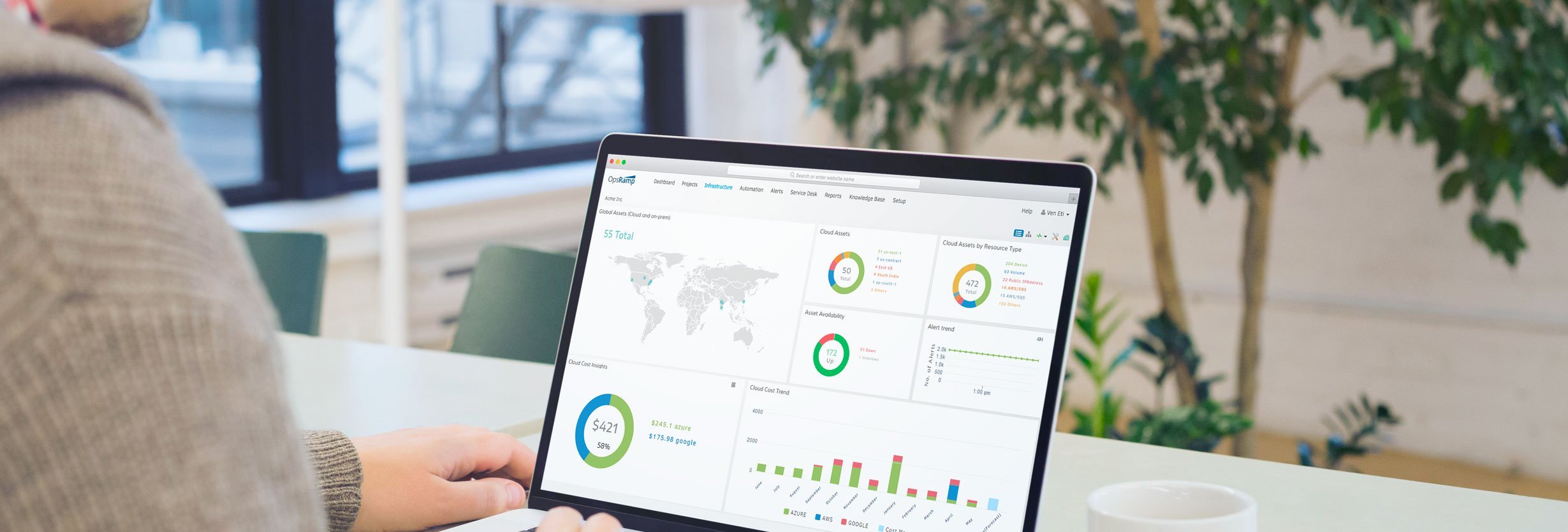 Build A Data-Driven Culture For Digital Operations Management With OpsRamp's Role-Based Dashboards