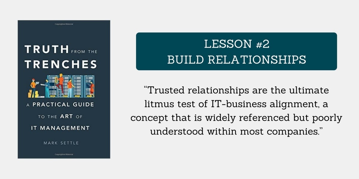 Lesson #2 - Build Relationships